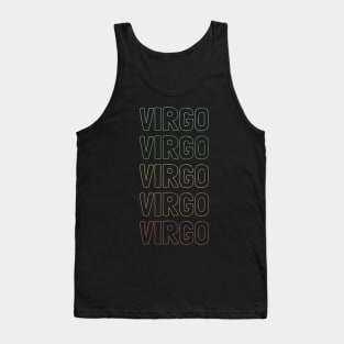 Virgo Zodiac Pattern Tank Top